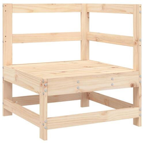 Sofasæt til haven 8 dele massivt fyrretræ
