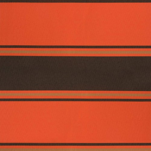 Foldemarkise 5x3 m stof og aluminium orange og brun
