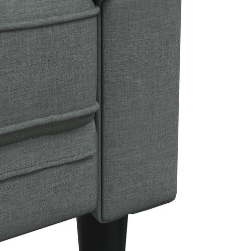 2 personers sofa stof mørkegrå