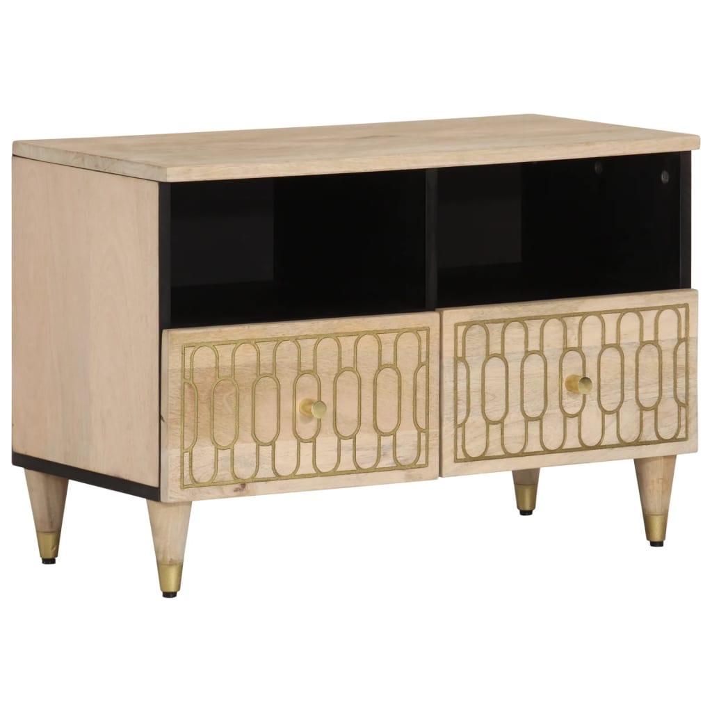 Tv-bord 70x33x46 cm massivt mangotræ