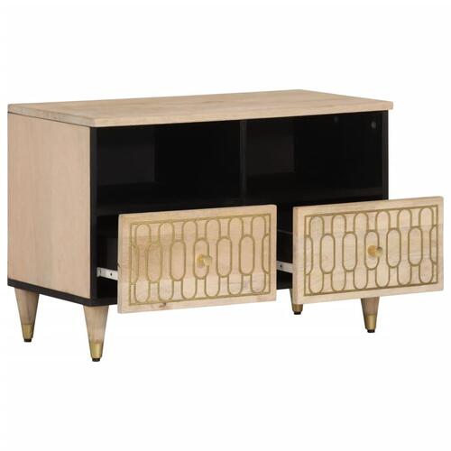 Tv-bord 70x33x46 cm massivt mangotræ