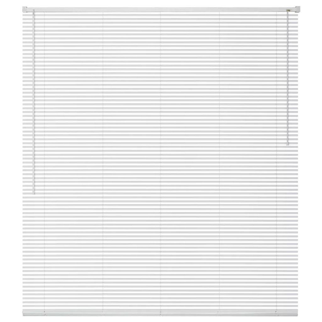 Persienne aluminium 60 x 160 cm hvid
