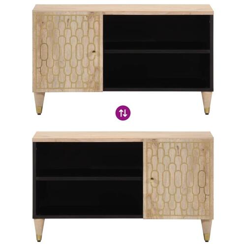 Tv-bord 80x31x46 cm massivt mangotræ