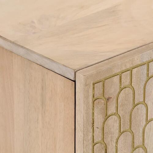 Tv-bord 80x31x46 cm massivt mangotræ