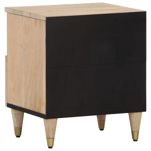 Sengebord 40x33x46 cm massivt mangotræ