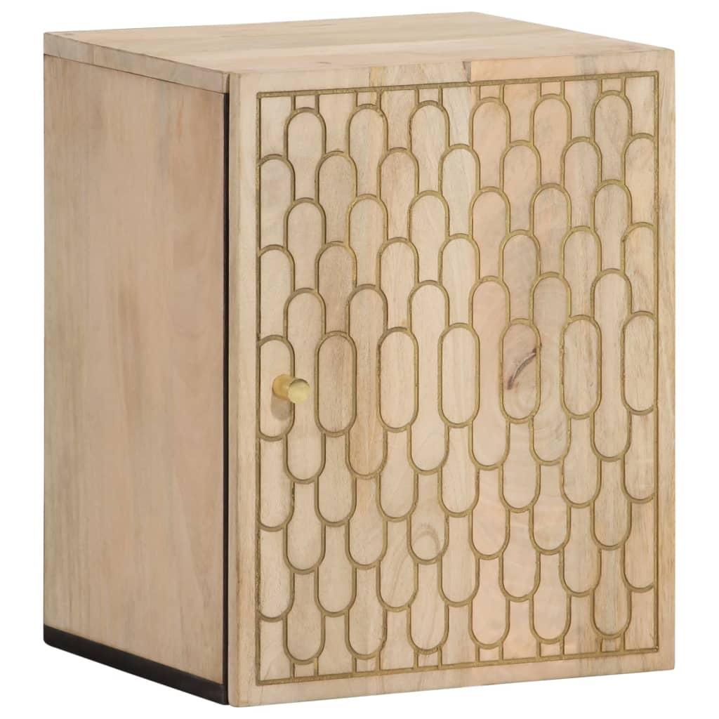 Badeværelsesskab 38x33x48 cm massivt mangotræ