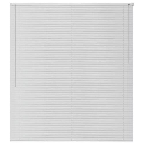 Persienne aluminium 60 x 160 cm hvid