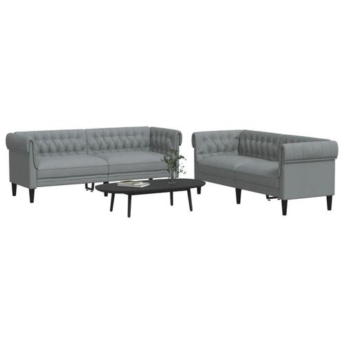 2 personers sofa stof lysegrå