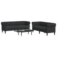 2 personers sofa stof sort
