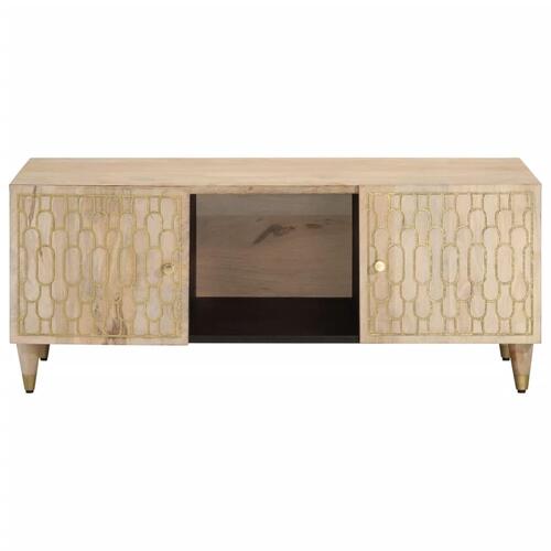 Sofabord 100x54x40 cm massivt mangotræ