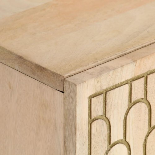 Tv-bord 105x33x46cm massivt mangotræ