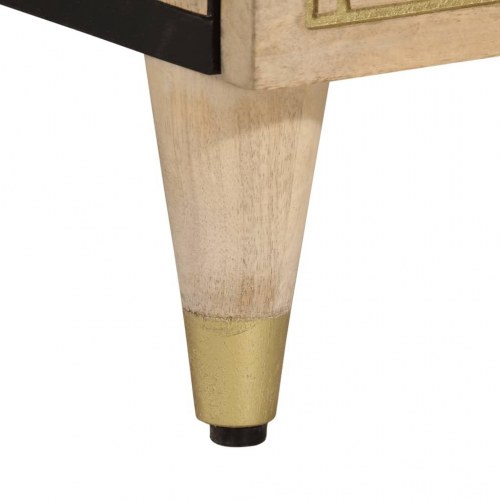 Tv-bord 105x33x46cm massivt mangotræ