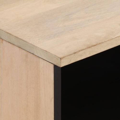 Sengeborde 2 stk. 40x33x46 cm massivt mangotræ