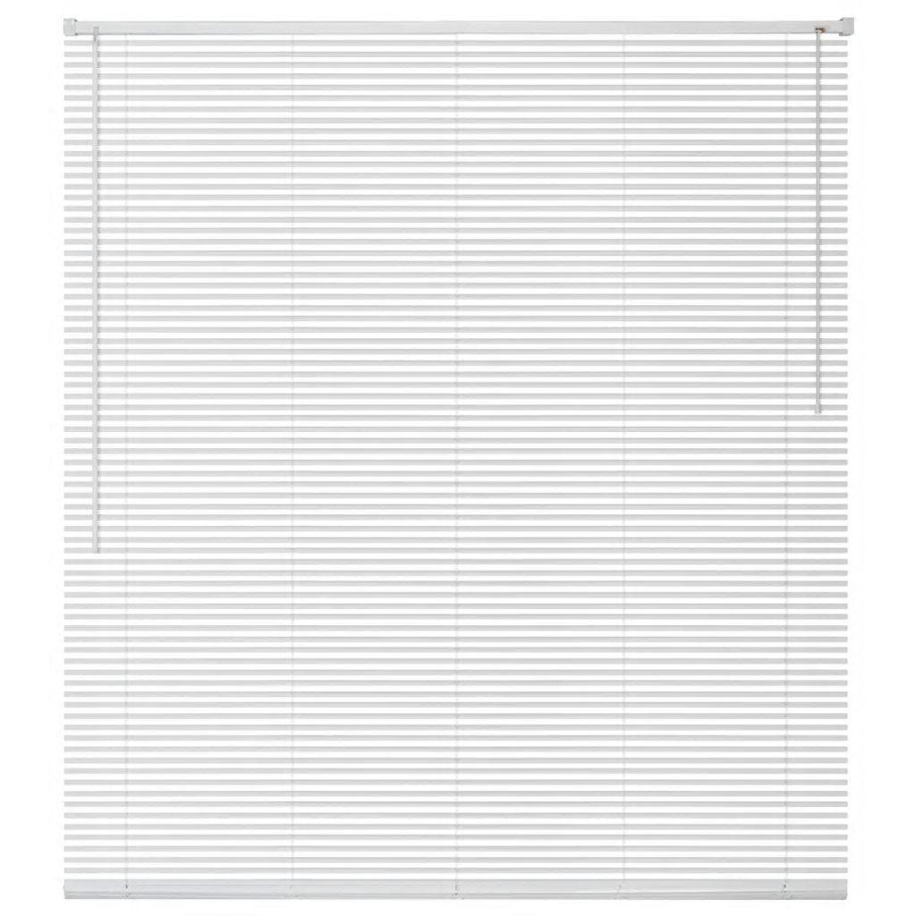 Persienne aluminium 100x160 cm hvid