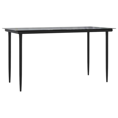 Spisebordssæt til haven 5 dele med hynder polyrattan beige