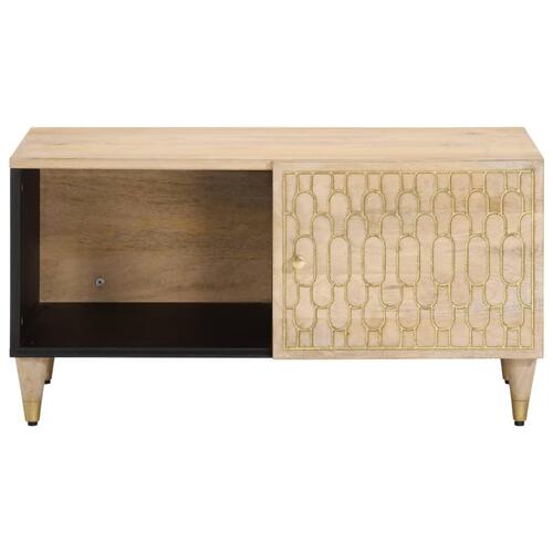 Sofabord 80x50x40 cm massivt mangotræ