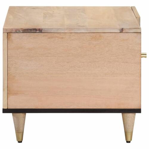 Sofabord 80x50x40 cm massivt mangotræ
