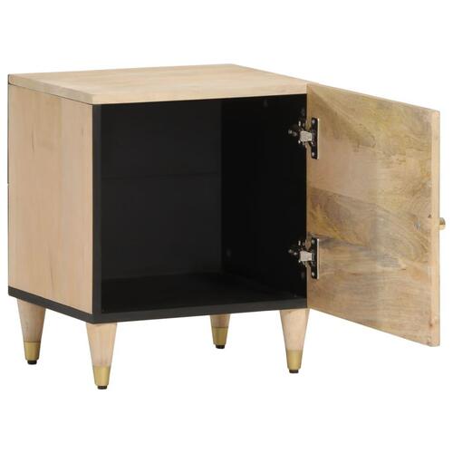 Sengebord 40x33x46 cm massivt mangotræ