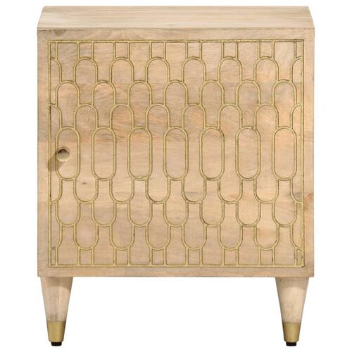 Sengebord 40x33x46 cm massivt mangotræ