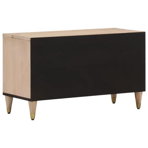 Tv-bord 80x33x46 cm massivt mangotræ