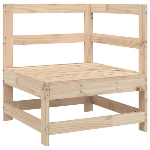 Sofasæt til haven 4 dele massivt fyrretræ