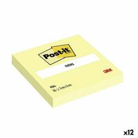 Klæbende huskesedler Post-it 654 Gul 76 x 76 mm (12 enheder)