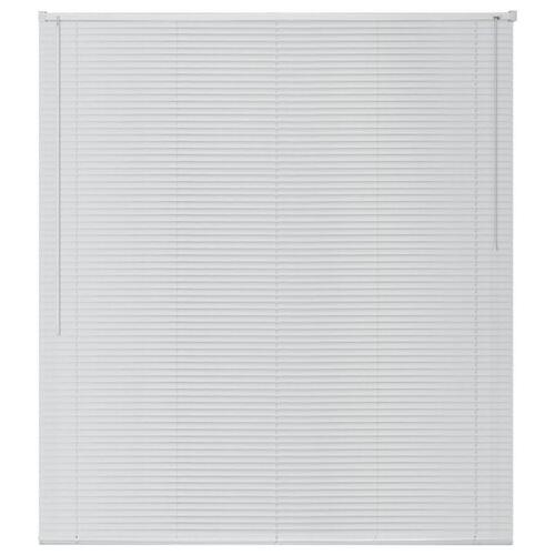 Persienne aluminium 140 x 220 cm hvid