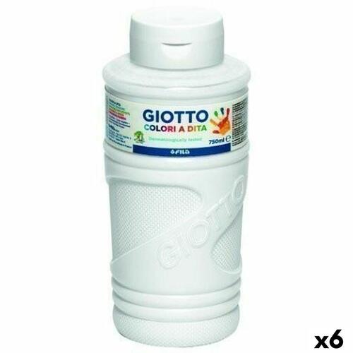 Fingermaling Giotto Hvid 750 ml (6 enheder)