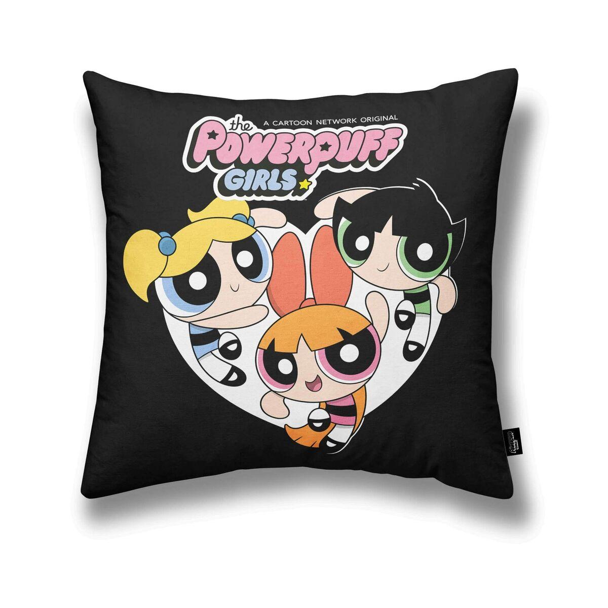 Powerpuff Girls pudebetræk - sort/multifarvet 45 × 45 cm