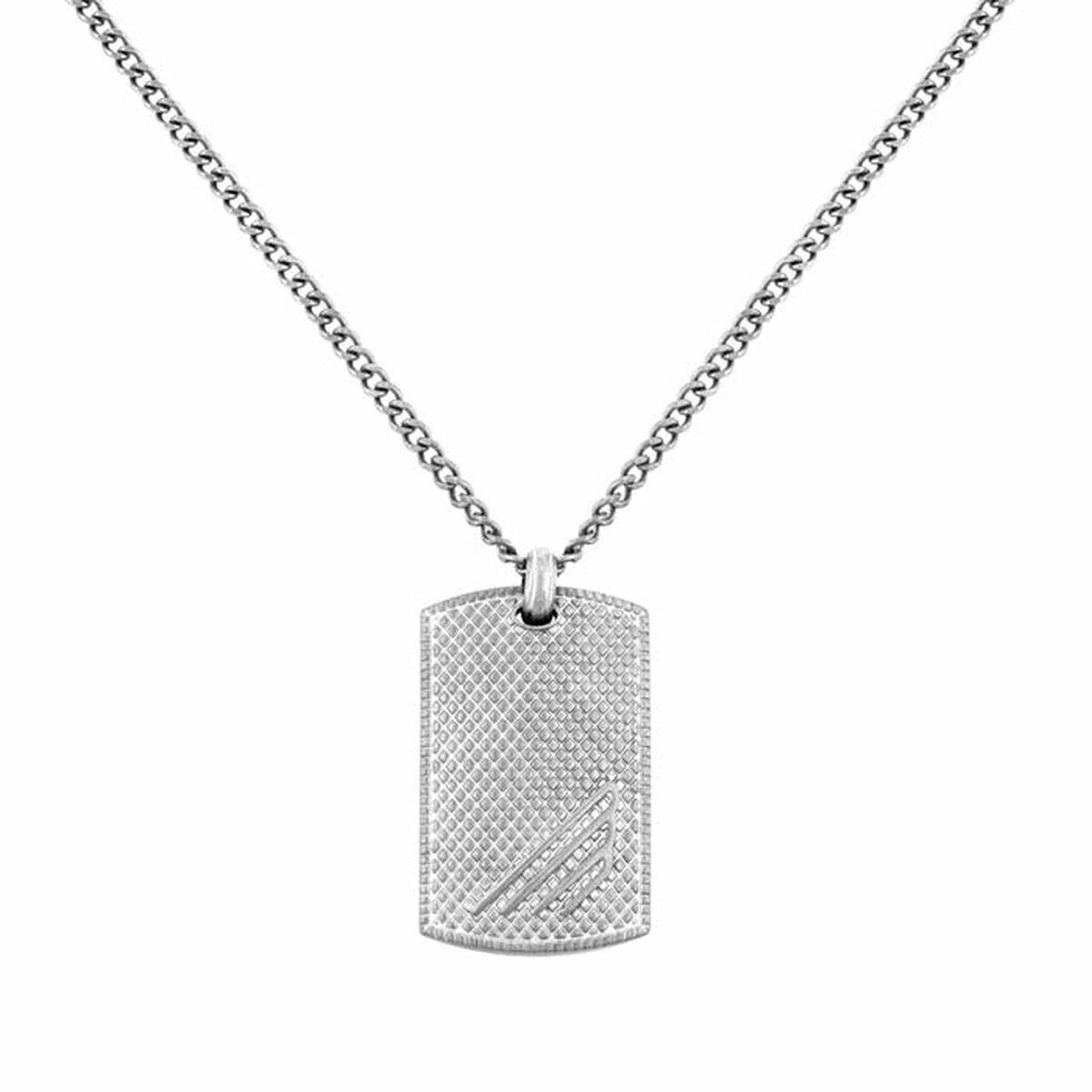 Police halskæde til mænd PJ26475PSE.01 - 50 cm, grå rustfrit stål