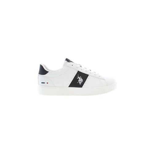 Herre sneakers U.S. Polo Assn. TYMES009 WHI BLK01 Hvid 45