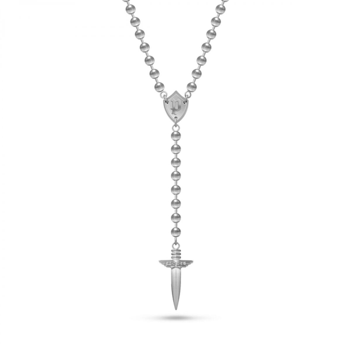 Police halskæde til mænd PEJGN2103802, rustfrit stål, 50 + 20 cm