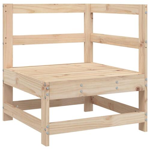 Sofasæt til haven 7 dele massivt fyrretræ