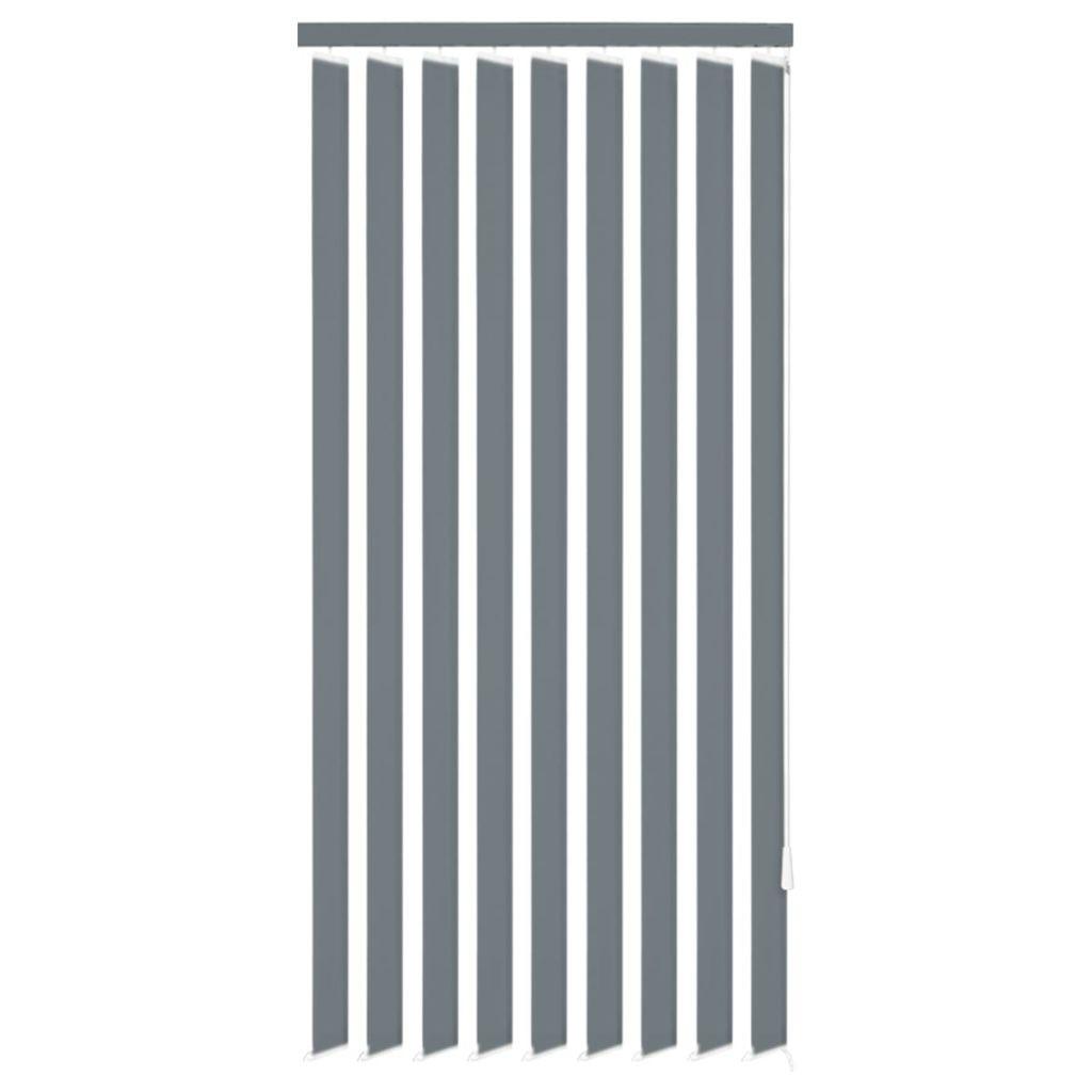 Lamelgardiner gråt stof 150x180 cm