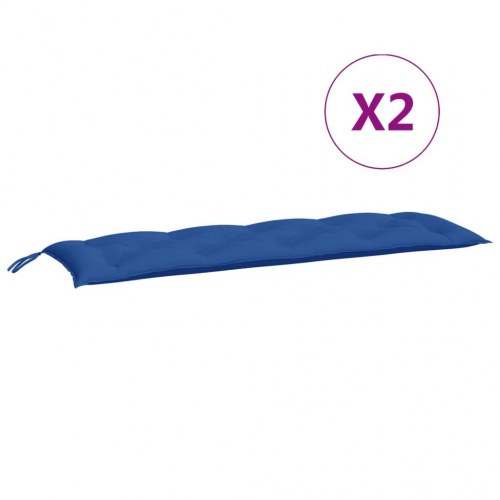 Hyndesæt til havebænk 150 x 50 x 7 cm - blå