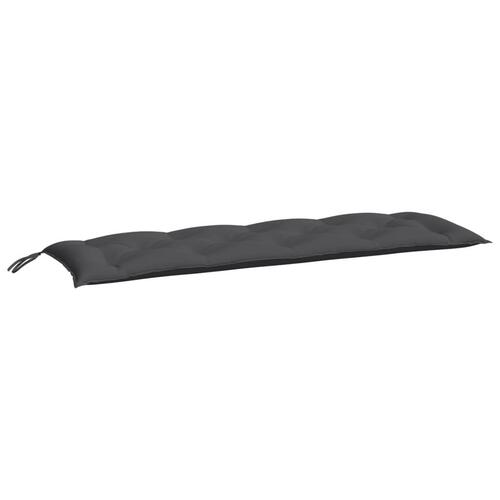 Hynde til havebænk 150x50x7 cm oxfordstof antracitgrå