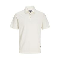 Kortærmet Polotrøje til Mænd Jack & Jones JPRBLUWILLIAM 12257315 Hvid S