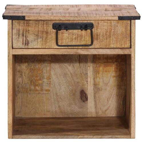 Sengebord 40x30x37 cm massivt mangotræ