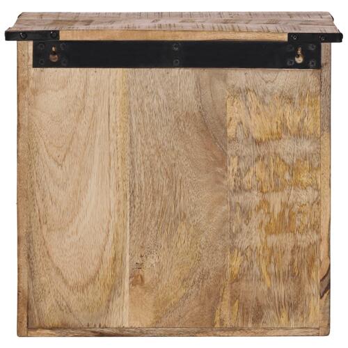 Sengebord 40x30x37 cm massivt mangotræ
