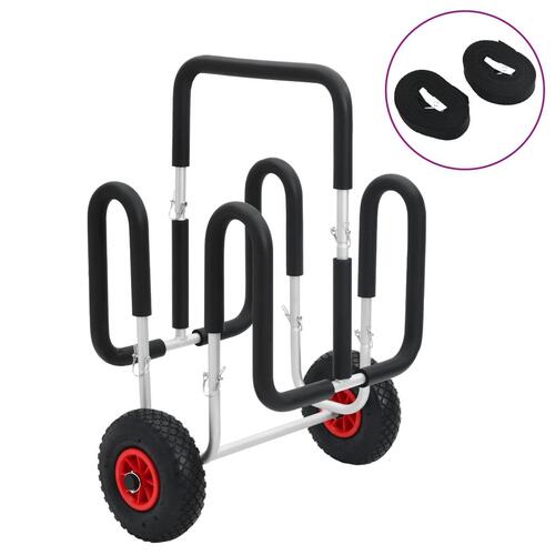 SUP Trolley til 2 surfbrætter 90 kg aluminium