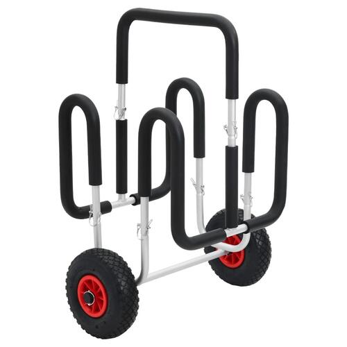 SUP Trolley til 2 surfbrætter 90 kg aluminium
