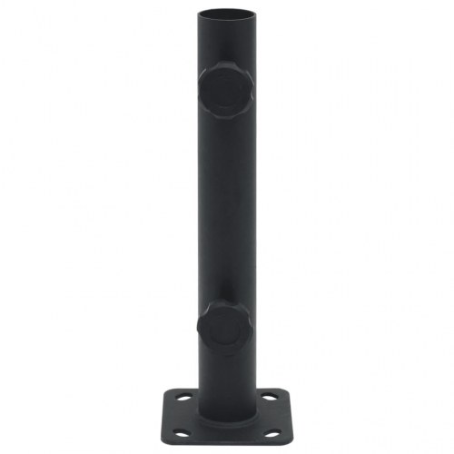 Parasolholder til Ø32/34/38 mm stang stål matsort