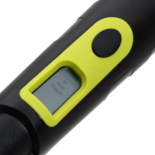 Metaldetektor med LCD-skærm pinpointer sort og gul