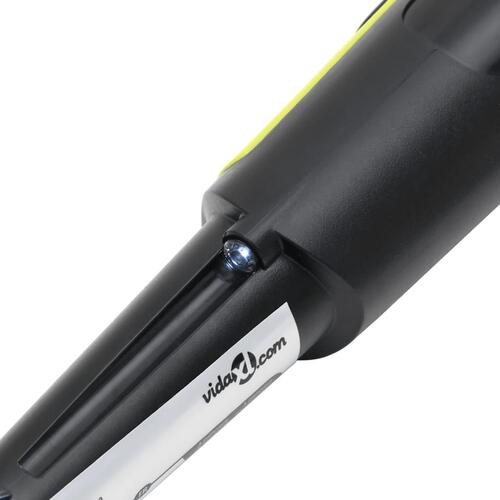 Metaldetektor med LCD-skærm pinpointer sort og gul