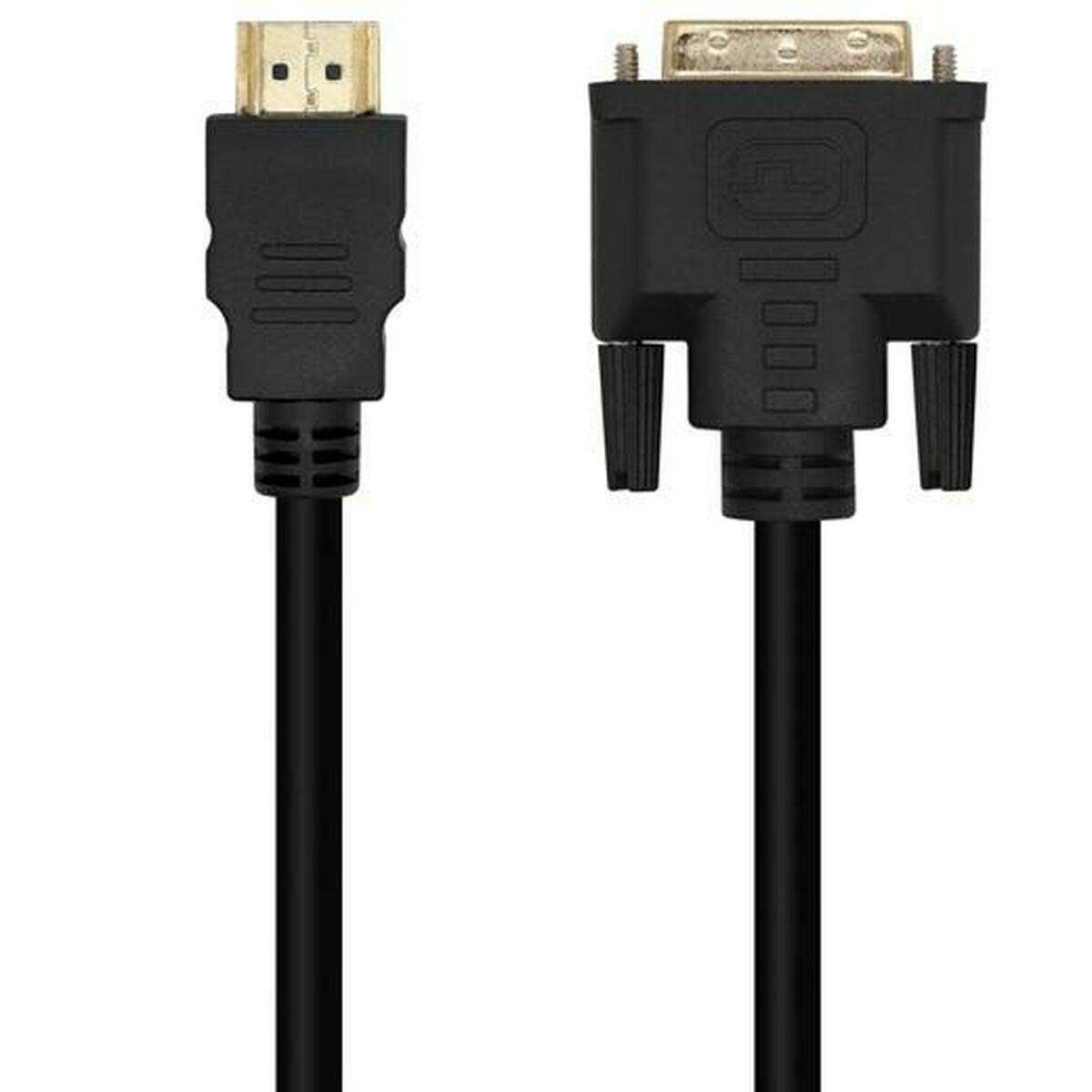 Aisens HDMI til DVI-kabel/adapter - Sort 1,8 m