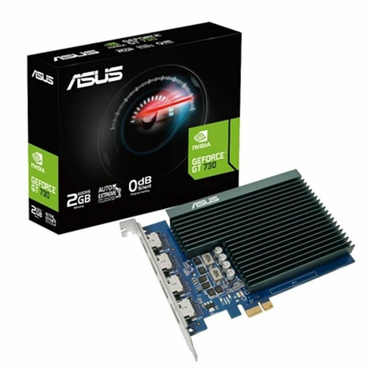 ASUS GeForce GT 730 2GB GDDR5 Silent 4xHDMI (GT730-4H-SL-2GD5) Grafikkort - GEEKD.dk