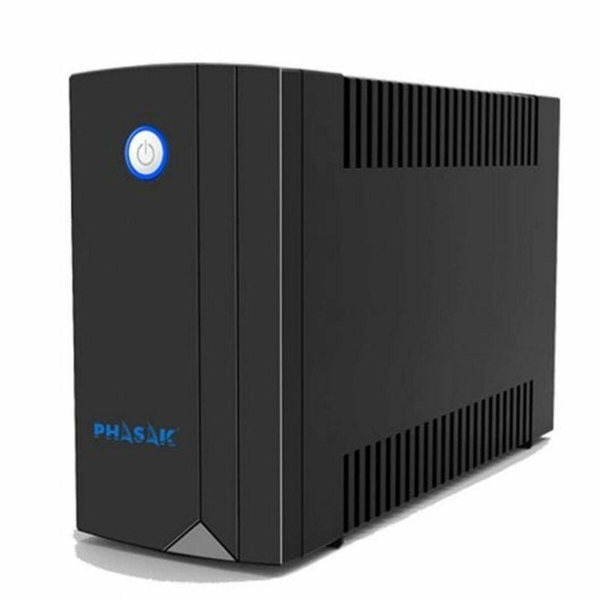 Phasak PH 7266 interaktiv UPS 660 VA - uafbrydelig strømforsyning