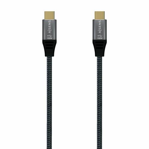 USB-C-kabel Aisens A107-0628 1 m Grå (1 enheder)