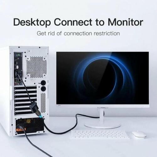 HDMI-kabel Vention ACNBB Sort 15 cm