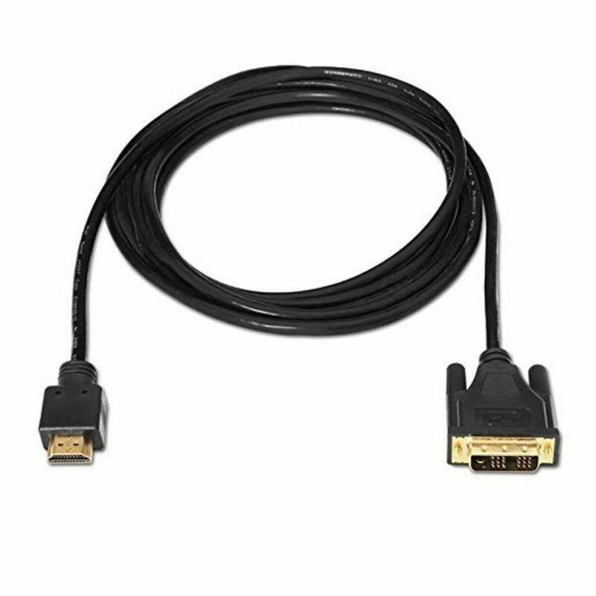 NANOCABLE HDMI til DVI-kabel 1,8 m - Sort